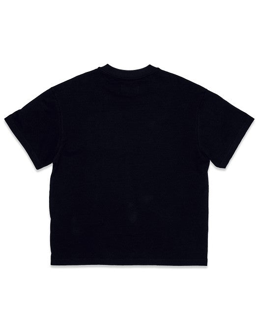 Chenille Patch Tee - Black