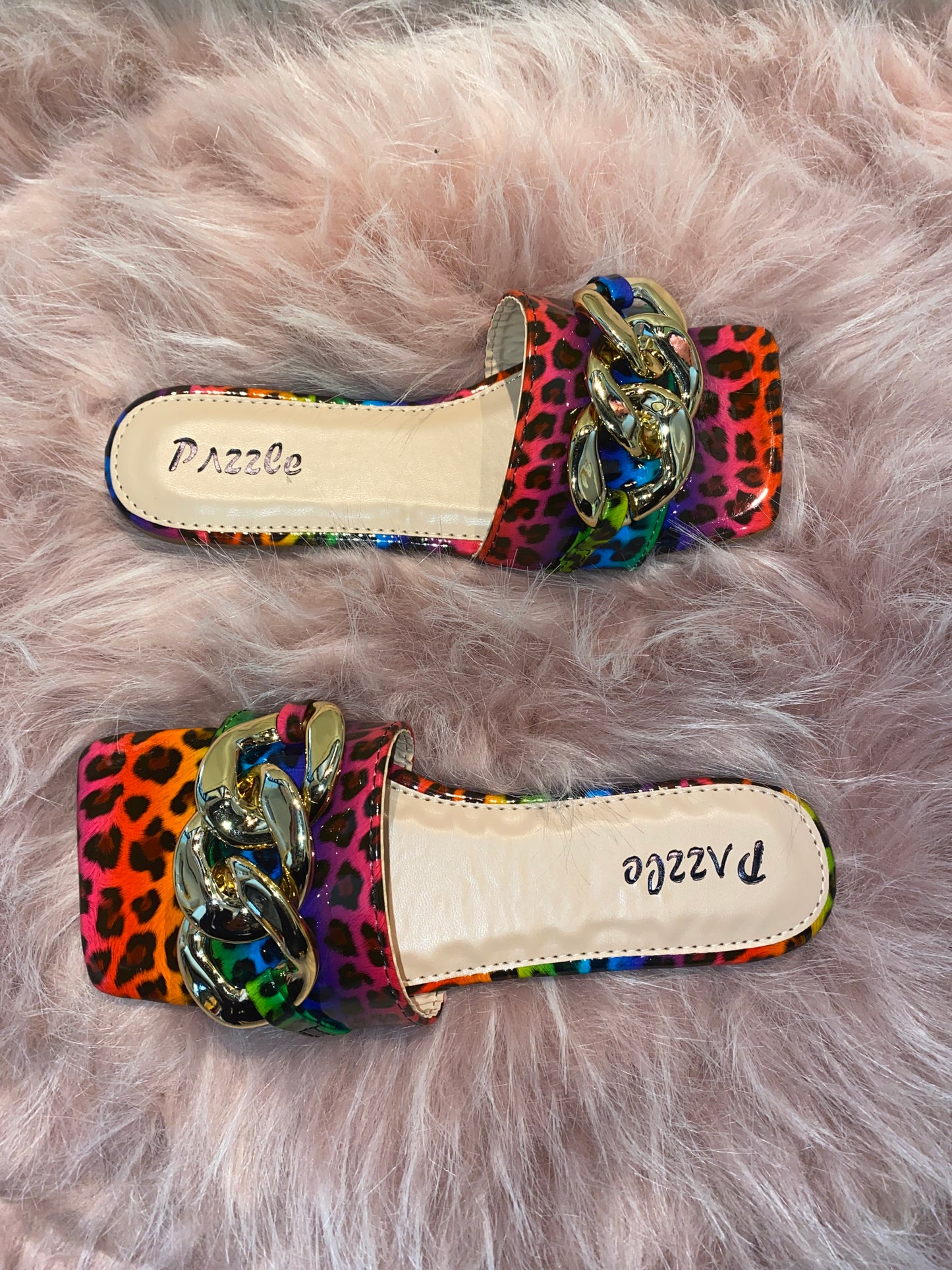Multi Leopard Sandals