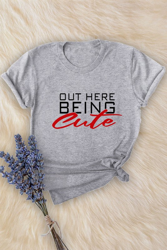 Graphic Tee - Being Cute
